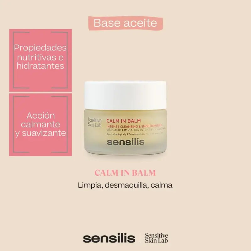 Sensilis Calm In Balm Balsamo detergente per pelli sensibili e reattive 50 Ml