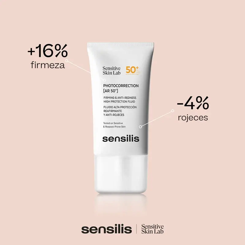Sensilis Photocorrection [Ar SPF 50+] Fluido rassodante e antirossore 40 ml