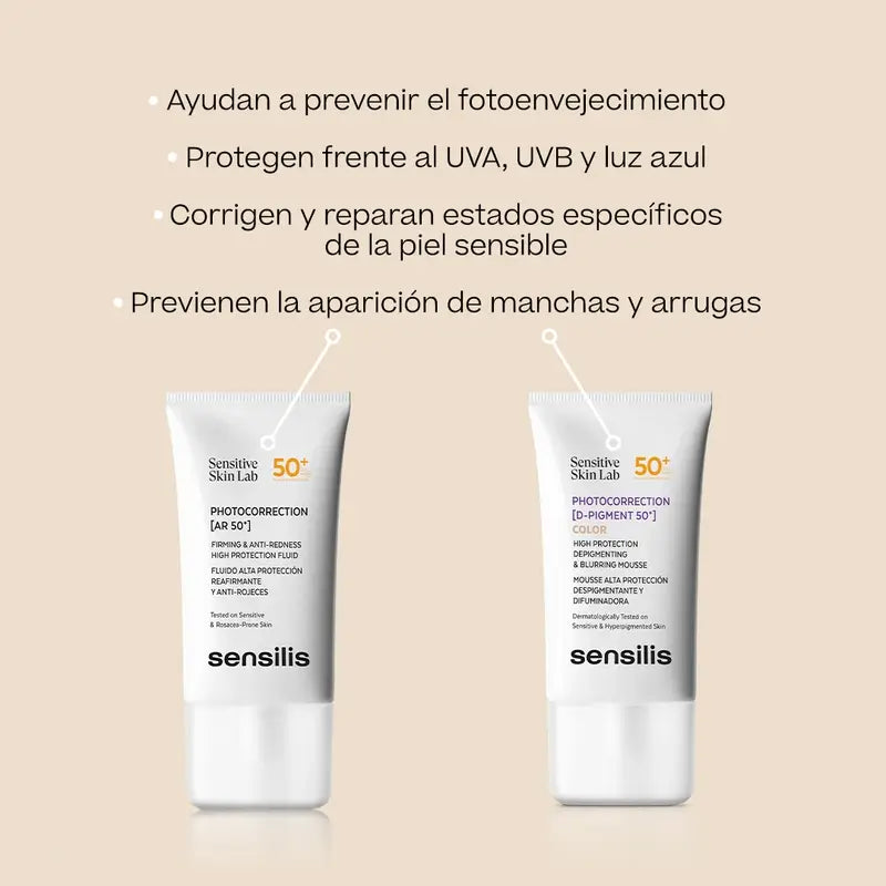 Sensilis Photocorrection [D-Pigment 50+] Mousse depigmentante 40 ml
