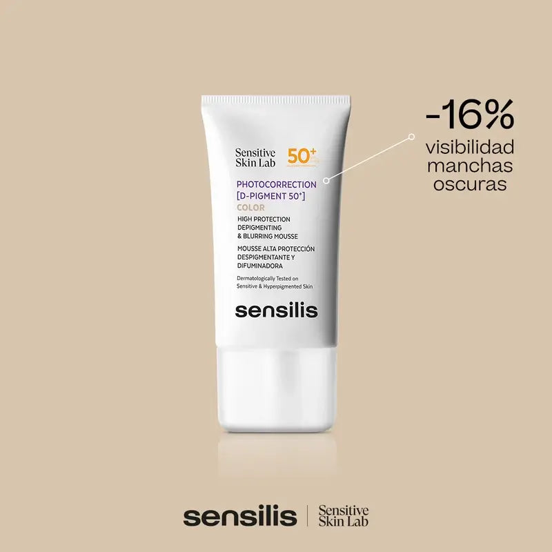 Sensilis Photocorrection [D-Pigment 50+] Mousse depigmentante 40 ml