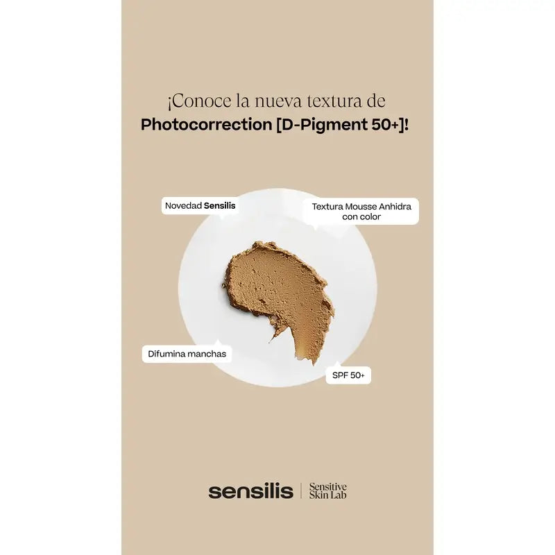 Sensilis Photocorrection [D-Pigment 50+] Mousse depigmentante 40 ml