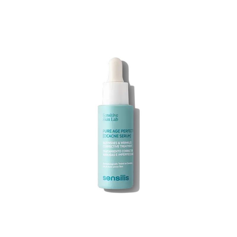 Sensilis Pure Age Perfection Cicacne Siero Anti-Imperfezioni e Rughe, 30 ml