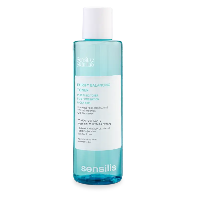 Sensilis Purify Balancing Toner Tonico detergente per pelli grasse e miste 200 ml