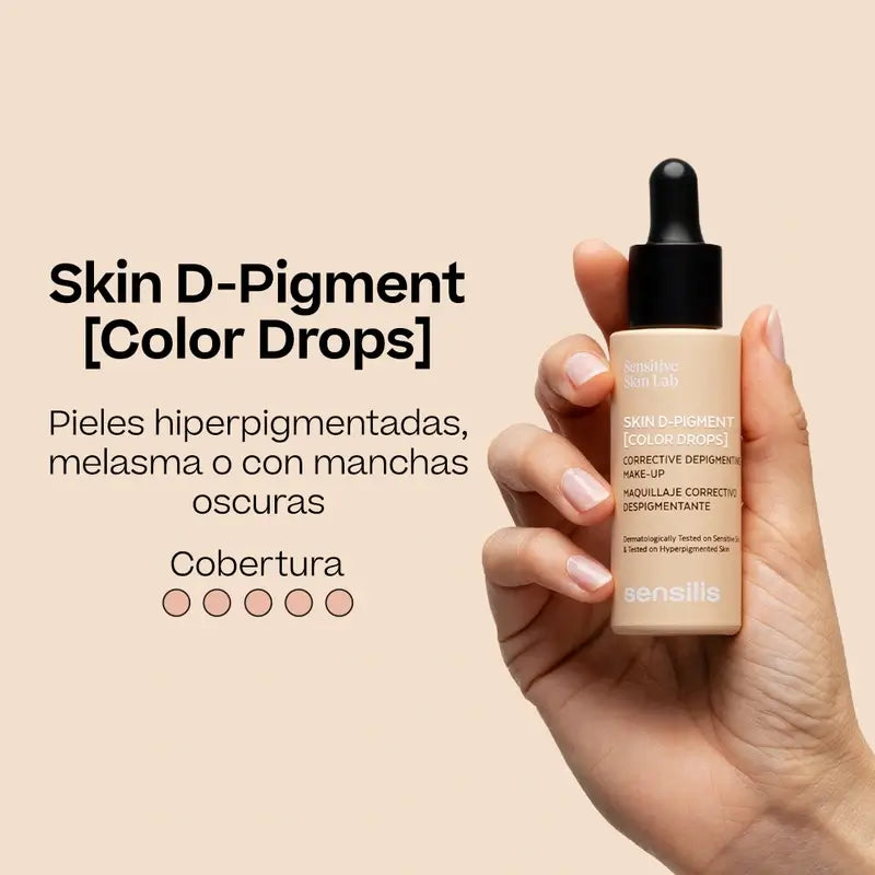 Sensilis Skin D-Pigment Beige Correttore depigmentante per il trucco, 30 ml