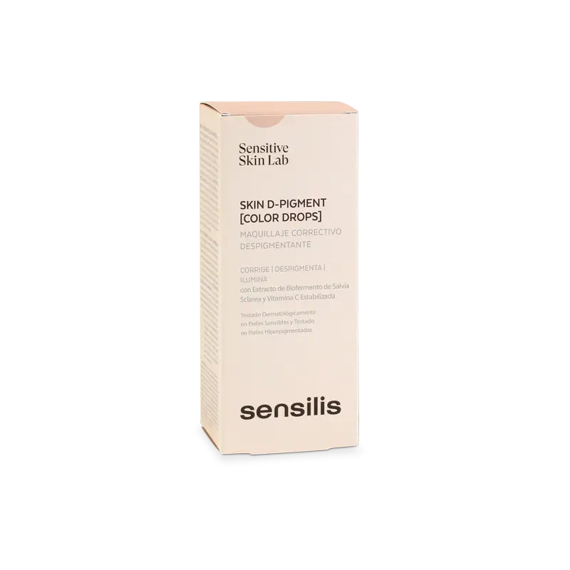 Sensilis Skin D-Pigment Beige Correttore depigmentante per il trucco, 30 ml