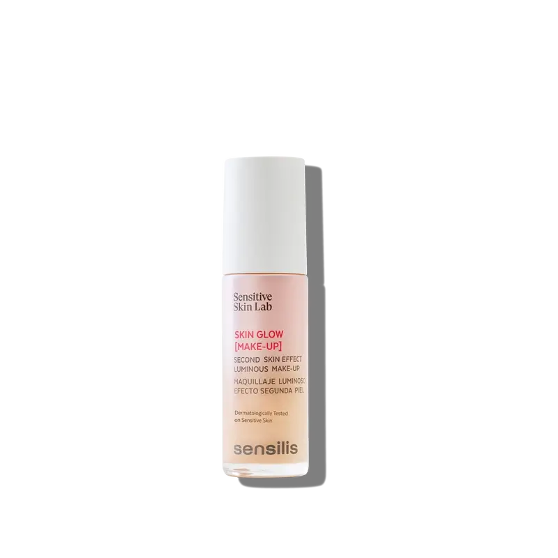Sensilis Skin Glow Makeup Fondotinta luminoso - Tonalità sabbia 03, 30 ml