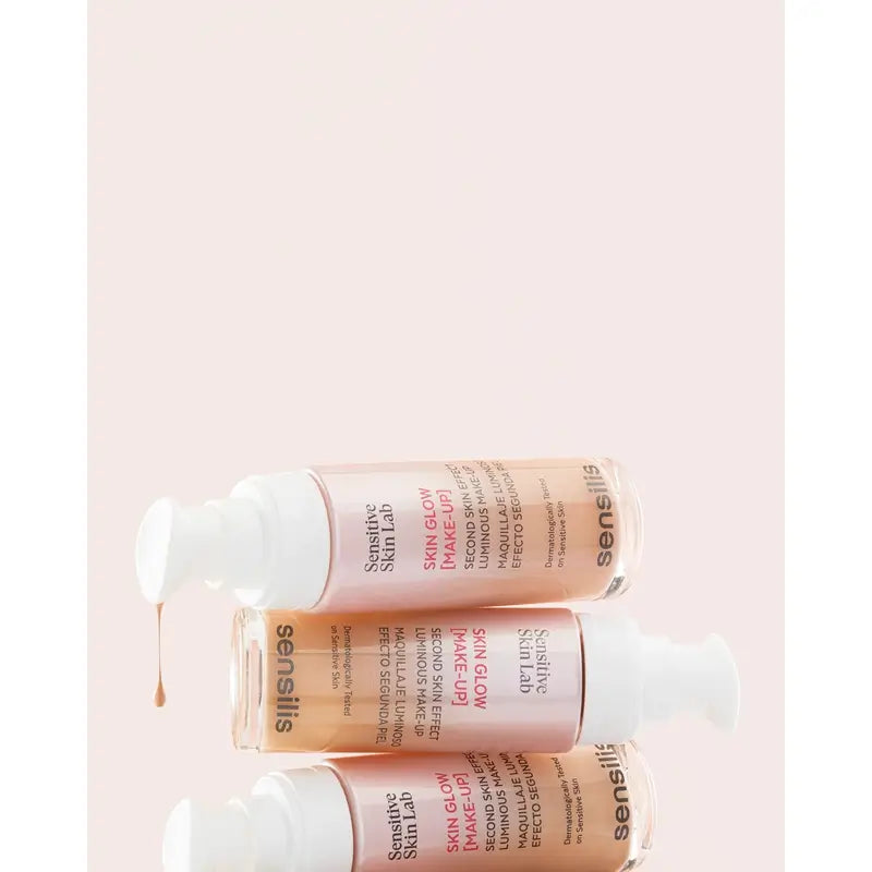 Sensilis Skin Glow Makeup Fondotinta luminoso - Tonalità sabbia 03, 30 ml