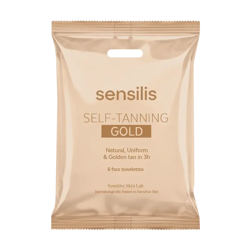 Sensilis Sun Salviette autoabbronzanti - Oro , 6 unità