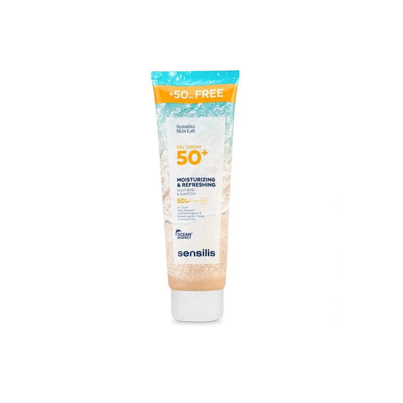 Sensilis Crema gel idratante e rinfrescante SPF 50+, 250 ml