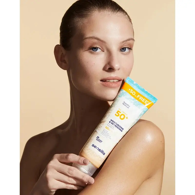 Sensilis Crema gel idratante e rinfrescante SPF 50+, 250 ml