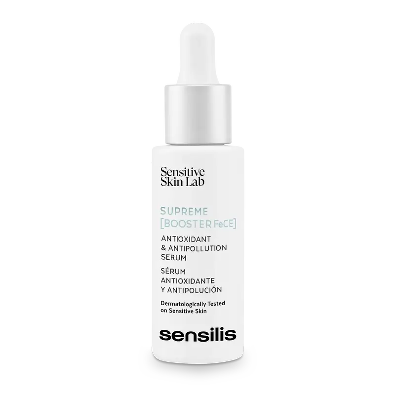 Sensilis Supreme [Booster Fece] Siero antiossidante e anti-inquinamento, 30 ml