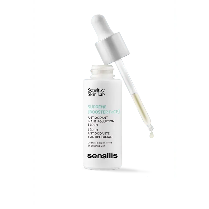 Sensilis Supreme [Booster Fece] Siero antiossidante e anti-inquinamento, 30 ml