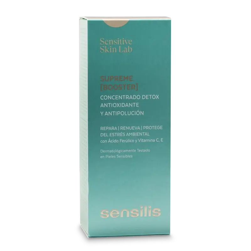 Sensilis Supreme [Booster Fece] Siero antiossidante e anti-inquinamento, 30 ml