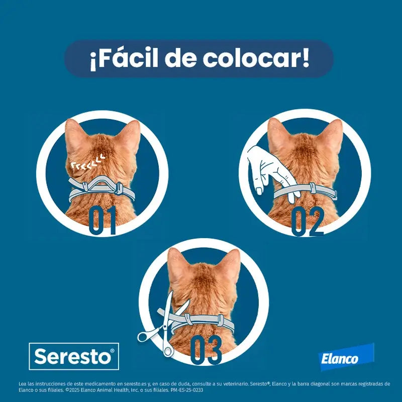 Confezione di collari per gatti Seresto 3 unità