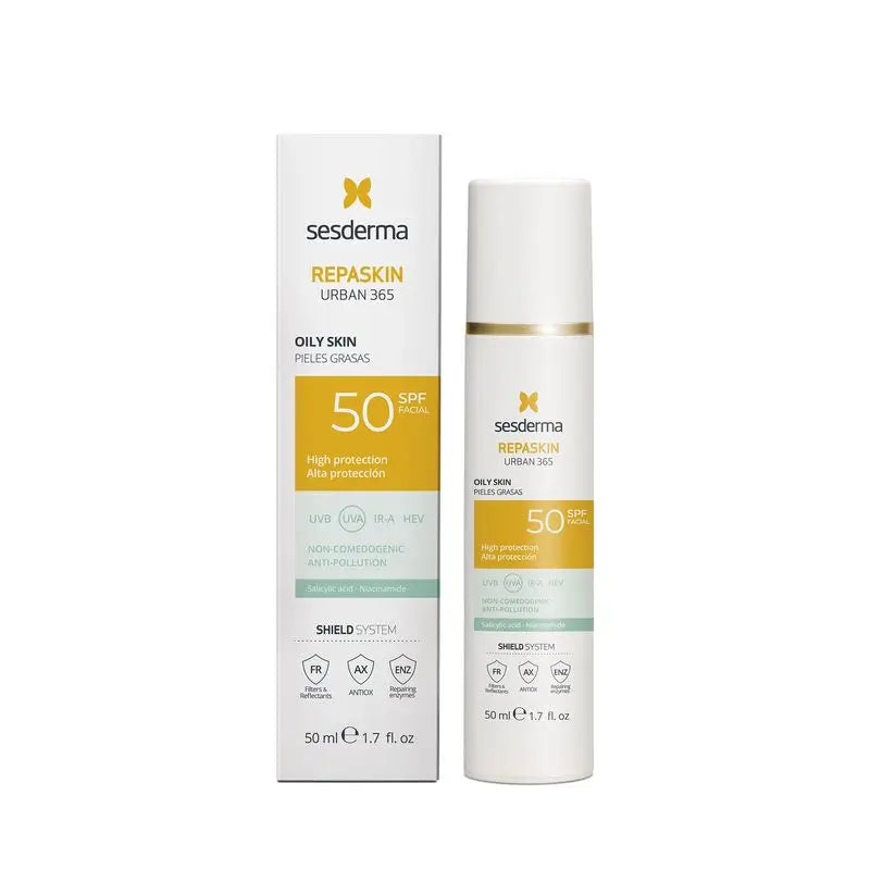 Sesderma Repaskin Urban 365 Pelle grassa, 50 ml