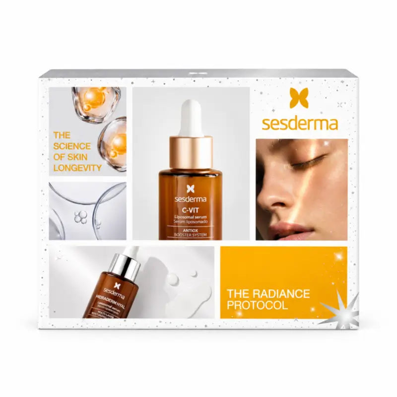 Sesderma The Radiance Protocol Pack: Siero alla vitamina C + Siero Hidraderm Hyal