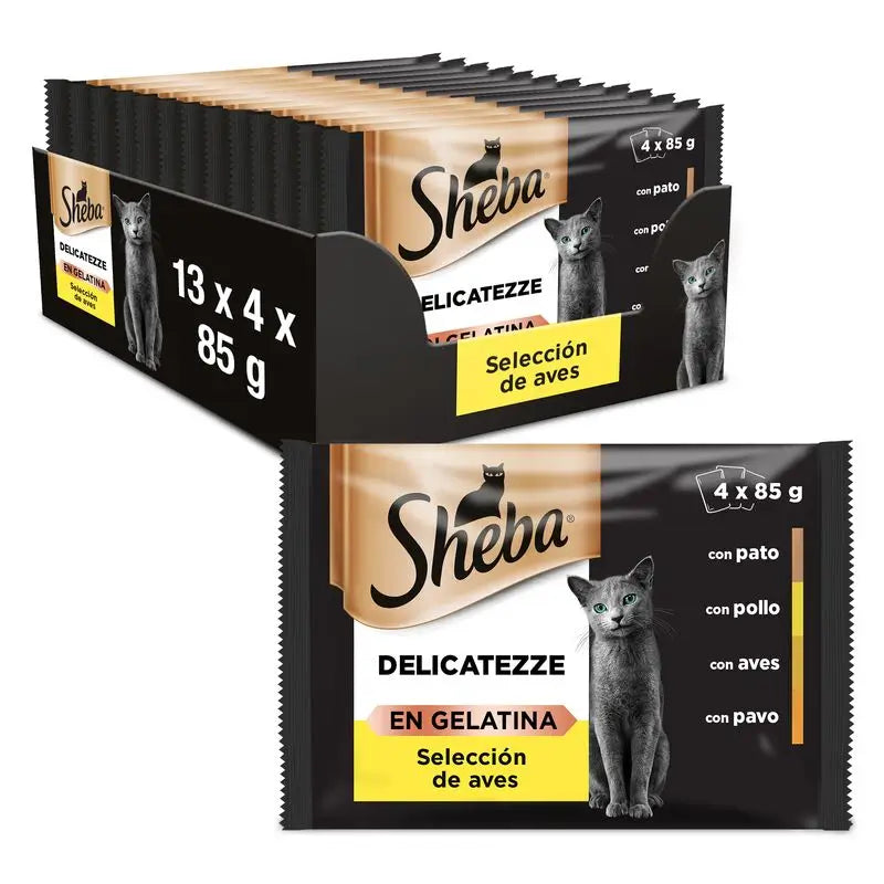 Sheba Delicato Pollame Selezione Box 13X4X85Gr