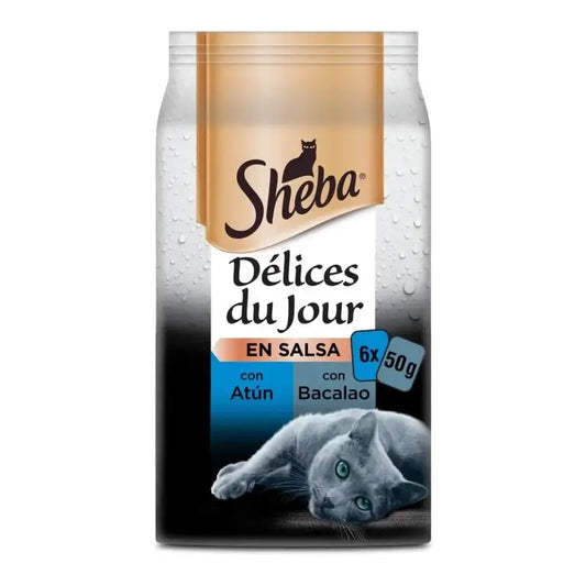 Sheba Delices Du Jour Pesce per gatti 12X6X50Gr