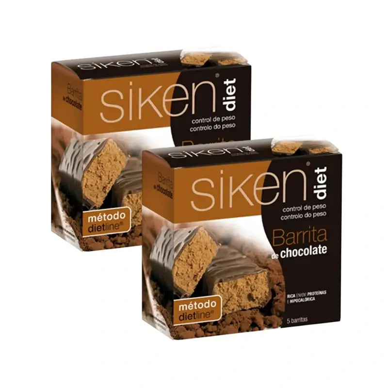Barretta di cioccolato dietetica Siken, 2X5 unità