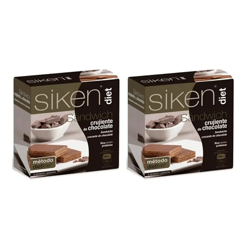 Panino al cioccolato dietetico Siken, 2X6 unità