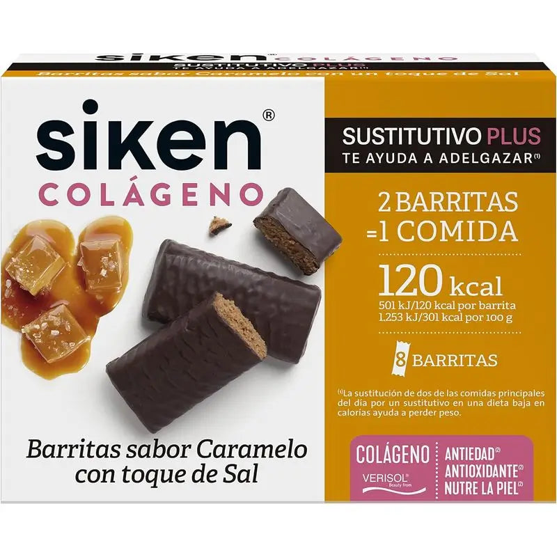 Siken Barretta al caramello sostitutiva del collagene, 40 grammi