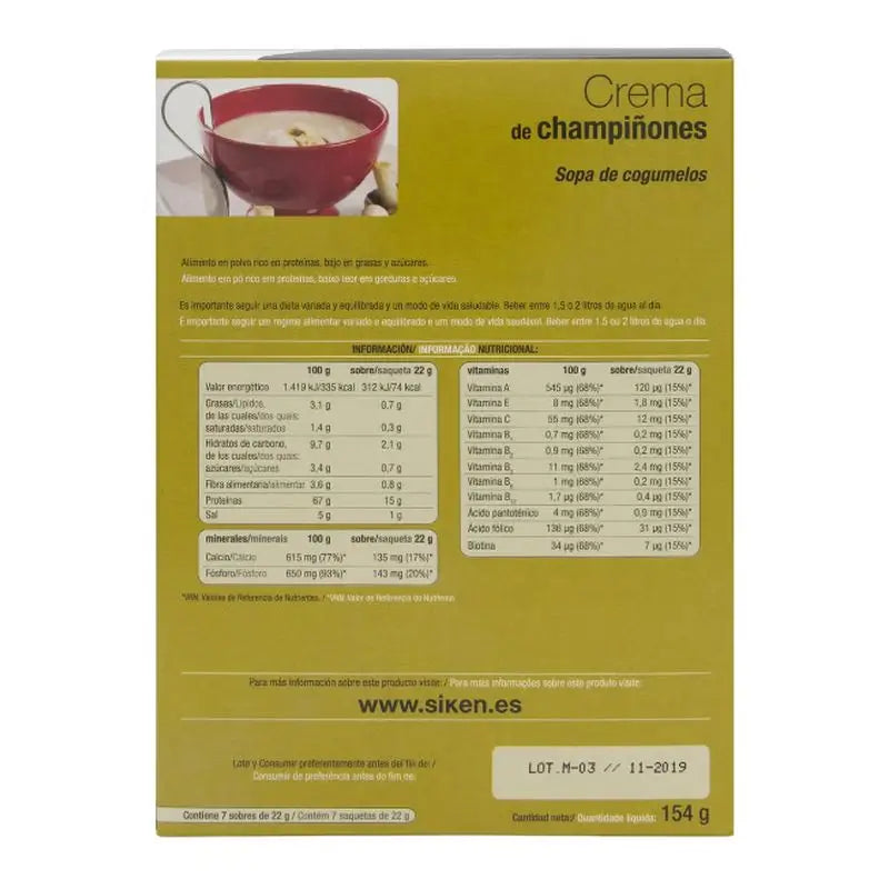 Siken Crema ai funghi dietetica 7 bustine