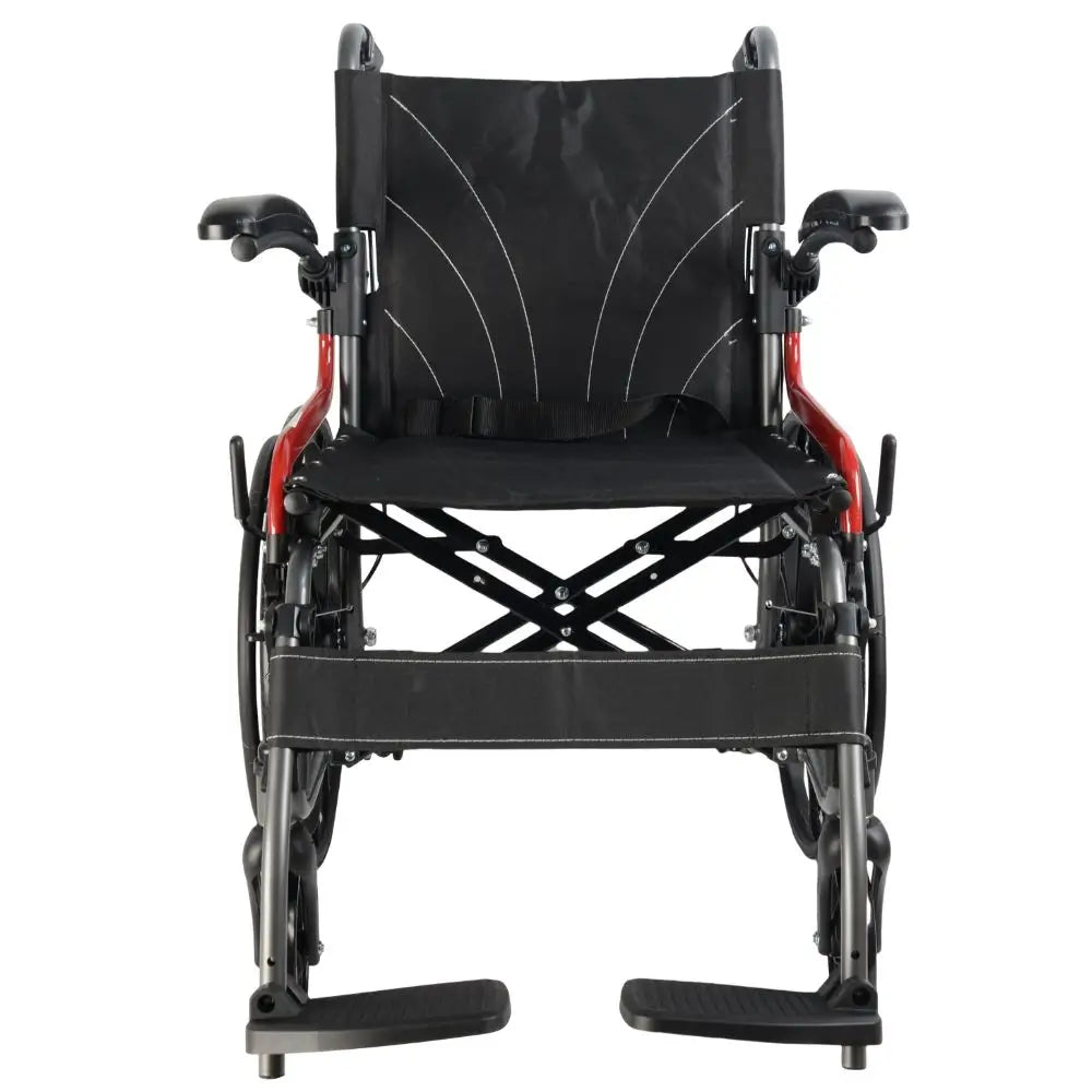 sedia a rotelle autopropulsa, braccioli ribaltabili, 43 cm
