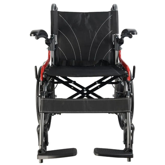 sedia a rotelle autopropulsa, braccioli ribaltabili, 43 cm