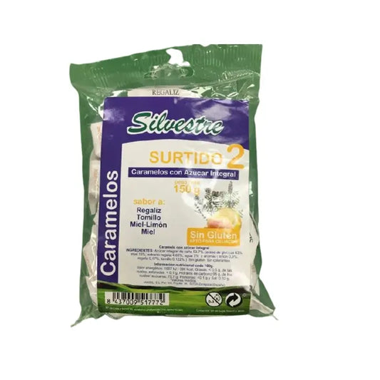 Silvestre Assorted Candies Nº2 Sugar Cane Sugar 150Gr.
