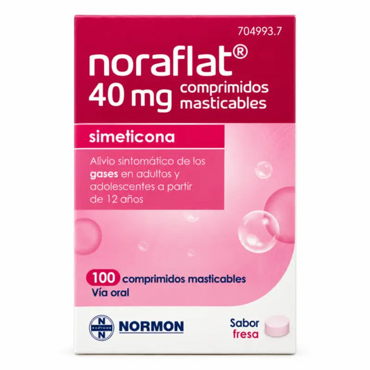 Simeticone Normon 40 mg, 100 compresse masticabili