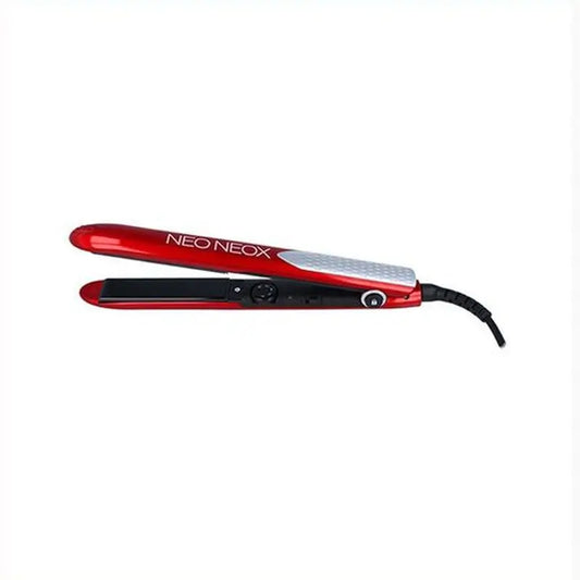 Sinelco Neox Piatto in ceramica rosso/argento