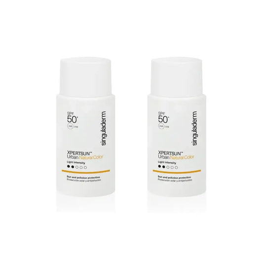 Singuladerm Xpertsun Spf50+ Urban Natural Colour Light Intensity, 2 unità