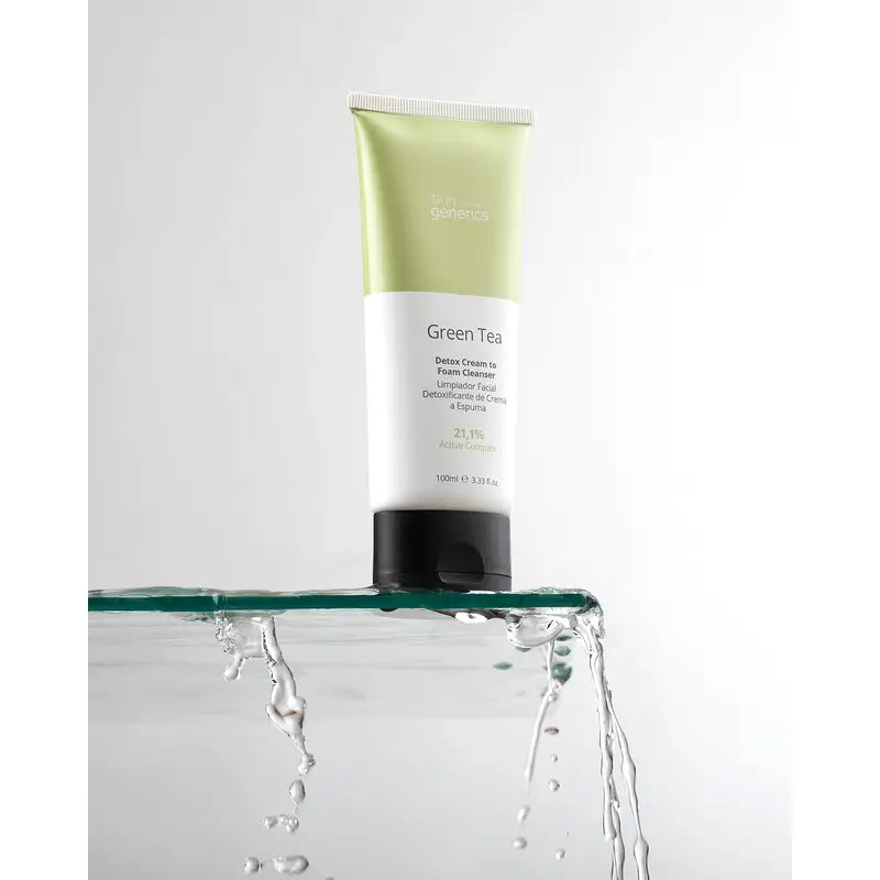 Skin Generics Crema al Tè Verde per Schiuma Detergente 20,1%.