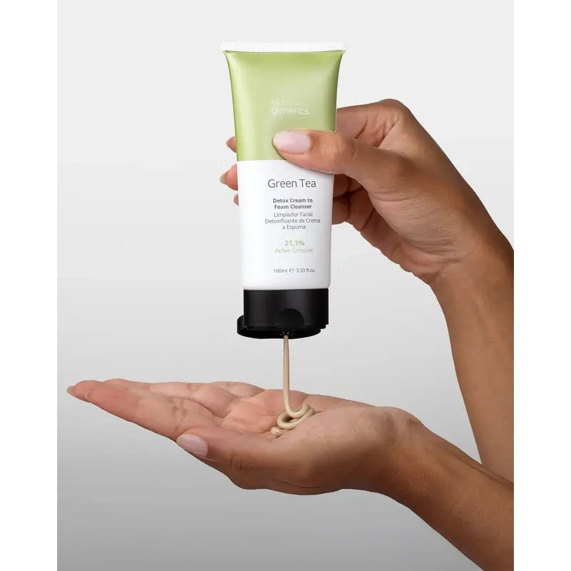 Skin Generics Crema al Tè Verde per Schiuma Detergente 20,1%.
