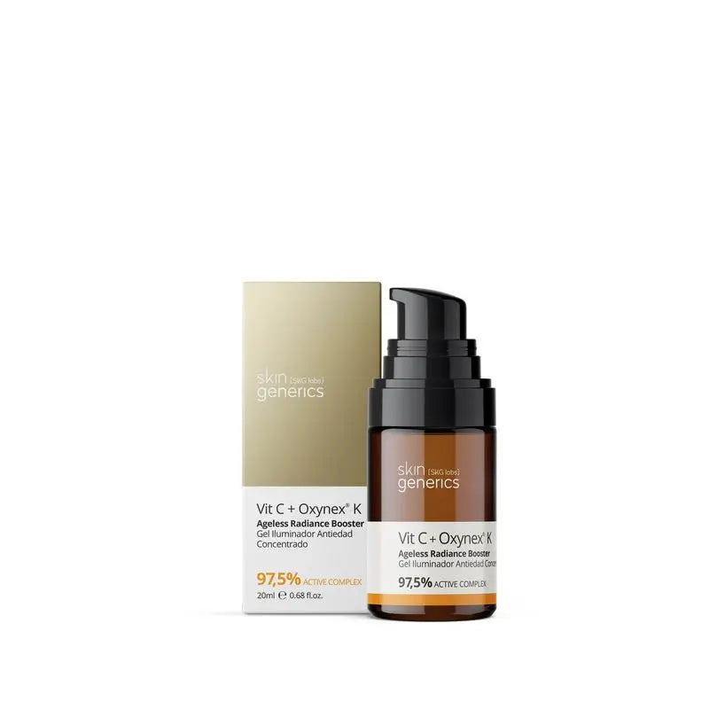 Skin Generics Vit C + Oxynex K Gel concentrato illuminante antietà, 20 ml
