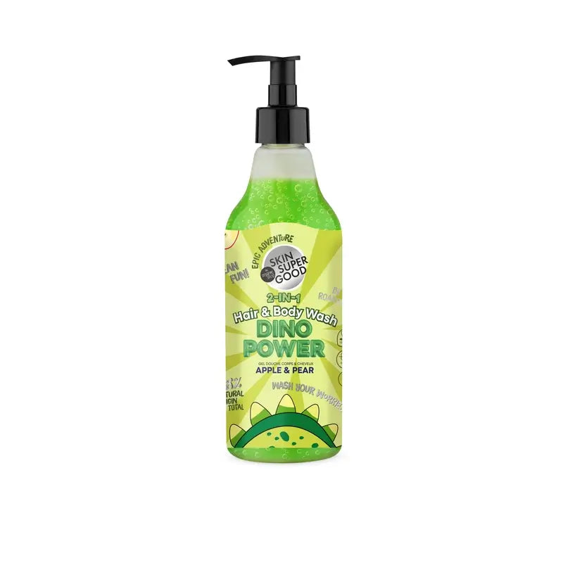 Skin Super Good 2 In 1 Gel Corpo e Capelli Dino Power , 500 ml