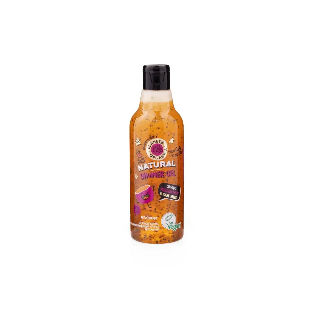 Skin Super Good Gel doccia naturale al frutto della passione e ai semi di basilico, 250 ml