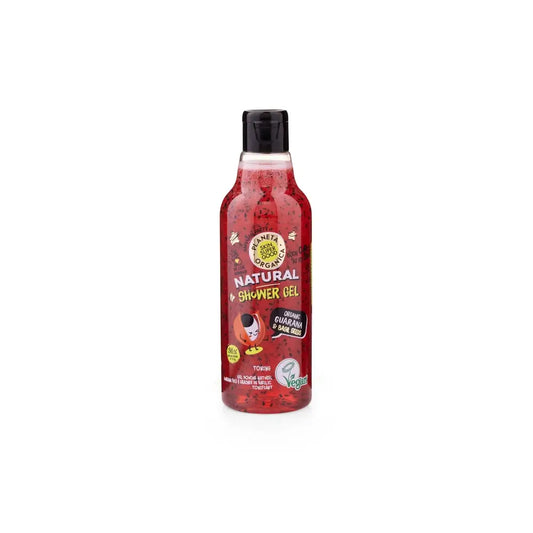 Skin Super Good Gel doccia organico naturale al guaranà e semi di basilico, 250 ml