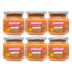 Smileat Barattolo di frutta biologica al lampone e alla pesca, Confezione 6 x 130 Gr