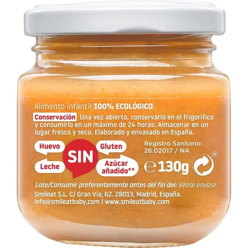 Smileat Mela, Arancia e Carota Piccolo Cubo, 6x130 Gr