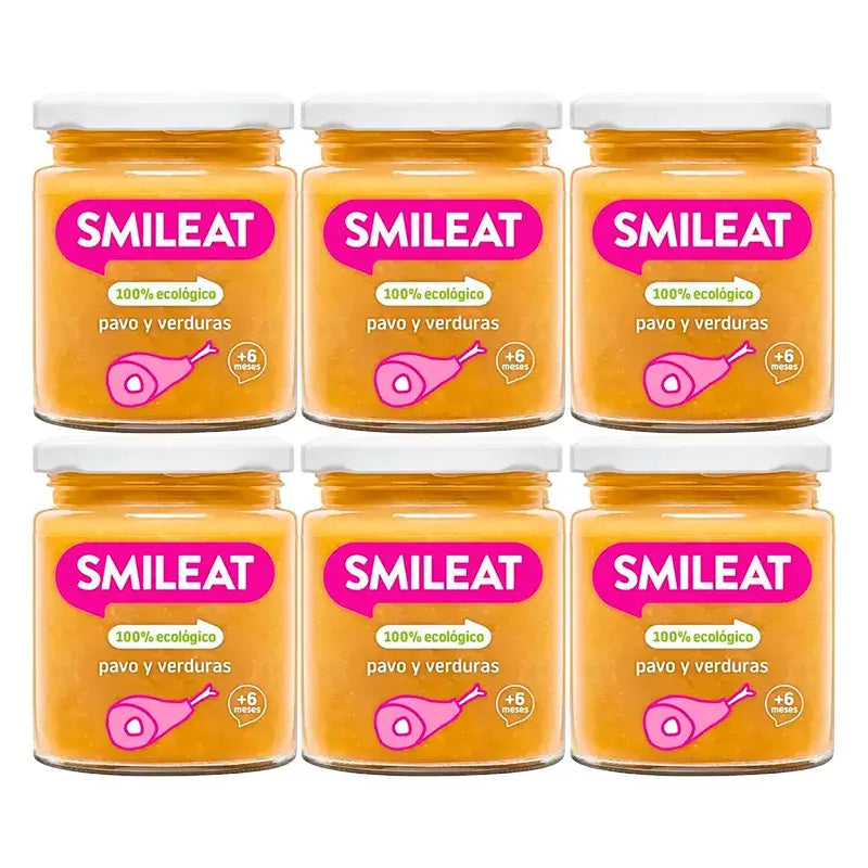 Crostata di tacchino e verdure Smileat, 6x230 Gr
