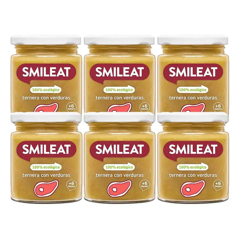 Crostatina di manzo e verdure Smileat, Confezione 6 x 230 Gr