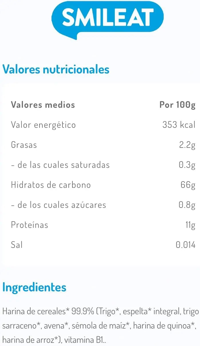 Smileat porridge di 7 Cereali biologici, 200 g