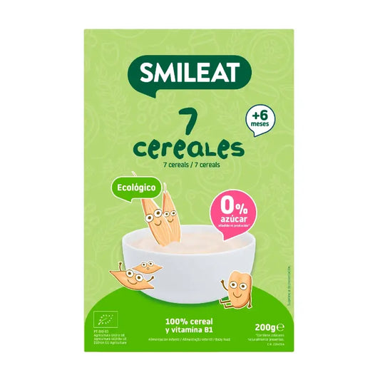 Smileat porridge di 7 Cereali biologici, 200 g