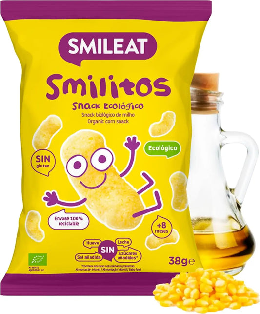 Smileat Smilitos Vermi di mais biologici, 38 grammi
