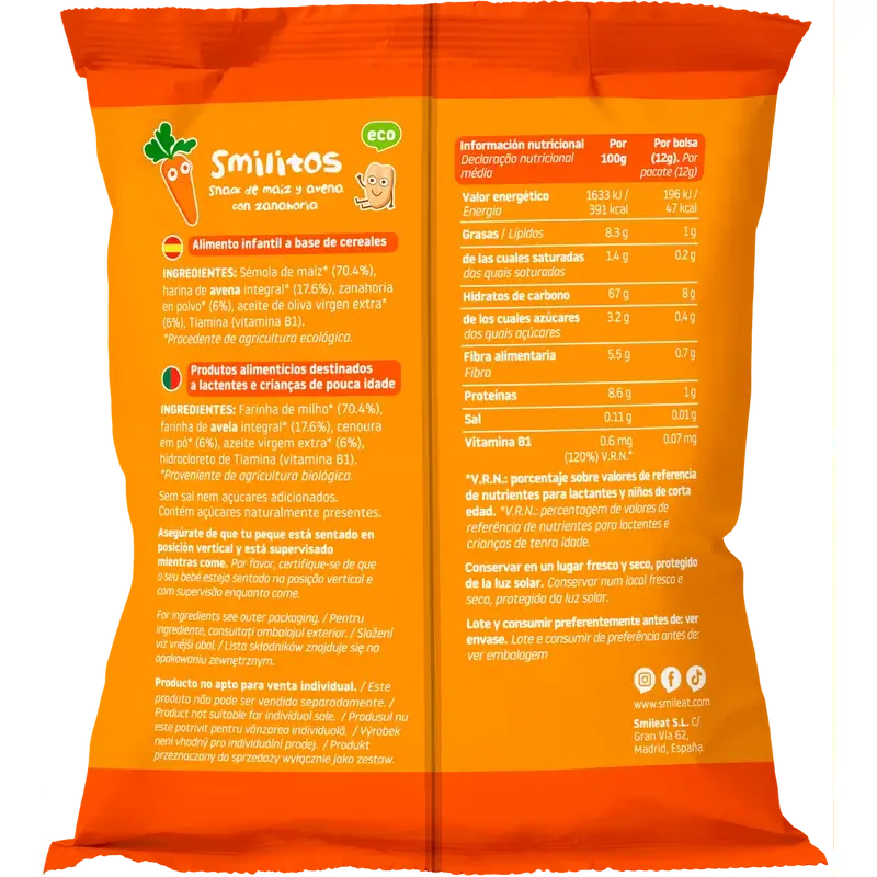 Smileat Smilitos Multipack, 48 grammi
