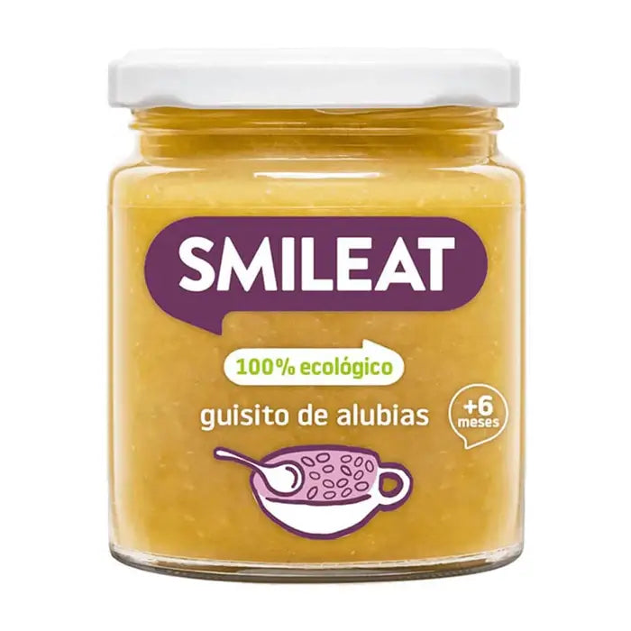 Barattolo di stufato di fagioli piccoli Smileat, 230 g