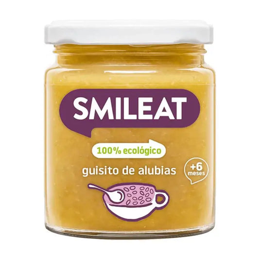 Barattolo di stufato di fagioli piccoli Smileat, 230 g