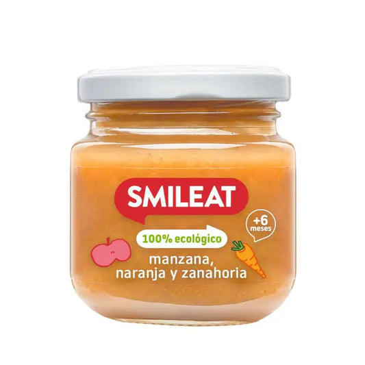Smileat Mela, arancia e carota 130 g