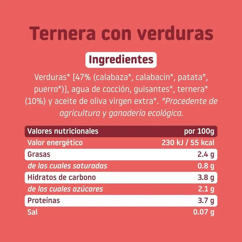 Crostata di manzo e verdure Smileat, 230 grammi